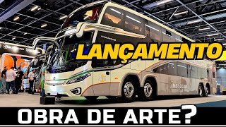 O ÔNIBUS MAIS ESPERADO DO BRASIL NOVO BUSSCAR NB1 PANORÂMICO DD EM TODOS OS DETALHES [upl. by Inalel]