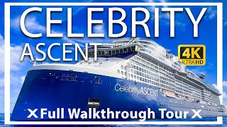 Celebrity Ascent  Full Walkthrough Ship Tour amp Review  Brand New Ship  Take an inside Look [upl. by Schaab]