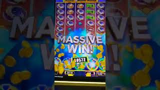 New slot machine Wheel of Fortune quotHigh Rollerquot Free Games Bonus Huge Win [upl. by Nedroj]