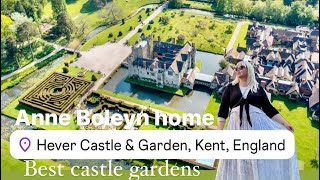 Hever castle and gardens Anne Boleyn home history lovestory king england [upl. by Eidnil387]