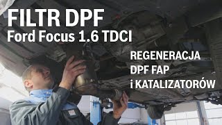 Regeneracja FIltra DPF  Ford Focus 16 TDCI ECOnetic 77kW 2013 [upl. by Lyrej]