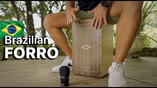 Brazilian FORRÓ Beat On Cajon 🥁🇧🇷 [upl. by Eedissac]