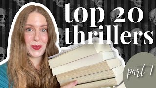 My Top 20 Thriller Books of All Time as of 2023 😱 Part 1 [upl. by Ahilam596]