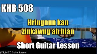 Hringnun kan zinkawng ah hian Short Guitar Lesson [upl. by Violante503]