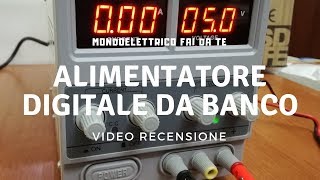 Alimentatore digitale da banco  DC power supply  recensione [upl. by Saxela]