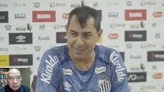 OLHA O QUE CARILLE FALOU APÓS EMPATE DO SANTOS COM CRB [upl. by Ahsekam485]