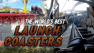 Top 50 LAUNCHED Roller Coasters In The World [upl. by Drida]