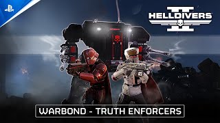 Helldivers 2  Truth Enforcers Warbond  PS5 amp PC Games [upl. by Oatis14]