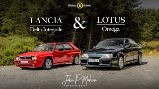 Lancia Delta HF Integrale amp Lotus Omega  John P Mohan Classic Cars  Showcase Series Ep2 [upl. by Gordy]