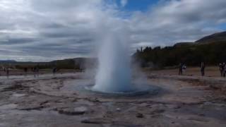 Geysir Hot Springs Iceland [upl. by Kathie]