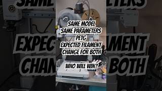 A1 vs CR10SE FINAL ROUND PETG 3dprinting creality bambulab bambulaba1 cr10se crealitycr10 [upl. by Maxy]