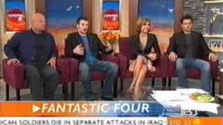 Sunrise Australia  Interview  Fantastic 4  Part 2 [upl. by Sil]