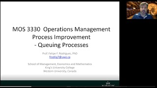 6 Queuing processes  MOS 3330  Operations management  Unit 2  Lesson 4 [upl. by Dlawso]