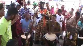 Emancipation Day 2015 Trinidad and Tobago  Drumming I [upl. by Fatima249]