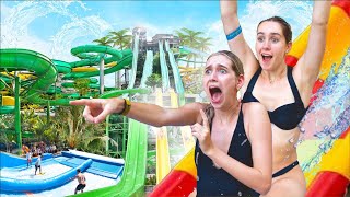 Wij bezoeken een LEIP WATERPARK in BALI [upl. by Ahseenak176]