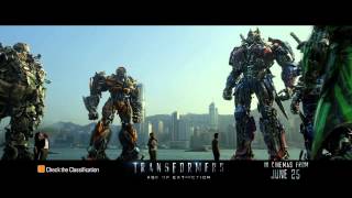 Transformers Age Of Extinction Clip quotDestroyerquot [upl. by Ahsenauj]