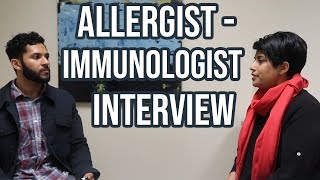 Allergy Immunology Doctor Interview  Day In The Life Allergist Immunologist Residency How To Etc [upl. by Putnem]