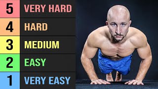 22 Push Up Exercises Ranked Beginner to Master [upl. by Nylak175]