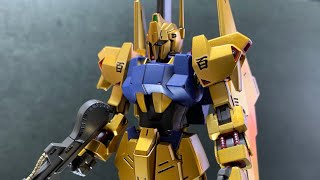 プレミア公開で完成まで！ MSN00100 HYAKUSHIKI HGUC 1144 百式 スミ入れ、内部トップコート半ツヤ仕上げ！ [upl. by Etnoek]