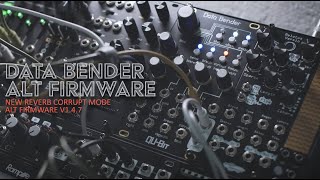 First test with the new Data Bender ALT Firmware 147 Red ModeReverb [upl. by Aener104]