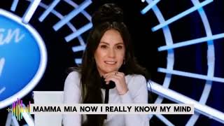 MAMMA MIA with SONG LYRICS Ripley Alexander Australian Idol 20234 [upl. by Eenahpets]