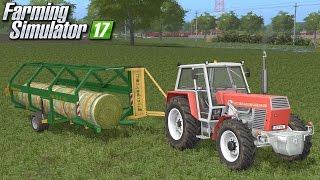 Zwożenie bel siana  Farming Simulator 17 Górale V5  8 [upl. by Ynoffit311]