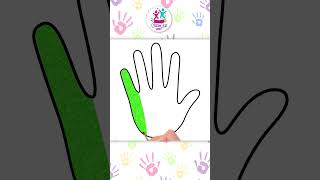 ✏️Best Drawing✨How to Draw Glitter Hand✋ shorts handdrawing drawingforkids [upl. by Elgar478]