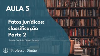 Aula 05  Fatos jurídicos classificação  Parte 2 [upl. by Greggs924]