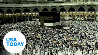 Millions of Muslims travel to Mecca for Hajj pilgrimage  USA TODAY [upl. by Mian]