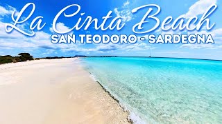 COMPLETE WALK in La Cinta Beach  San Teodoro Sardegna  Best Beaches In The World  SARDINIA [upl. by Severen180]