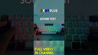 Sound Test RK61 Plus Royal Kludge shorts rk61 royalkludge keyboardsound keyboard [upl. by Lierbag]