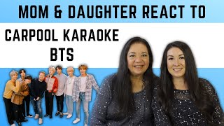 BTS Carpool Karaoke REACTION Video  kpop reaction first time [upl. by Esimaj]