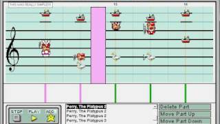 Perry The Platypus  Phineas And Ferb Mario Paint [upl. by Egwan]