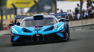 BUGATTI BOLIDE Public Debut at 24 Hours of Le Mans Centenary [upl. by Gut]