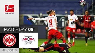 Poulsen’s Wondergoal saves a Point  Eintracht Frankfurt  RB Leipzig  11  All Goals  MD 8 [upl. by Irabaj]