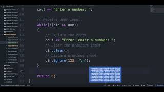 How to Input Validate an Integer int in C  using a while loop cinclear and cinignore [upl. by Wira101]