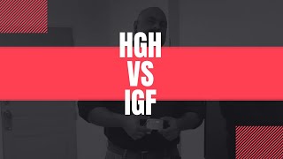 Difference between hgh and igf hgh igf [upl. by Aiuqram]