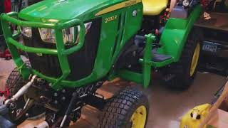 2017 John Deere 2032R what is correct engine rpm [upl. by Cronin78]