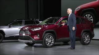 2019 Toyota RAV4 Reveal  Press Conference  Broom Car [upl. by Dolley]