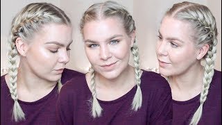 How To French Braid Your Own Hair Step By Step For Complete Beginners  FULL TALK THROUGH [upl. by Sac966]