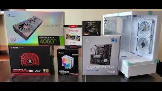 Сборка ПК i512400F MSI B760M GAMING PLUS WIFI DDR5 ARDOR GAMING Crystal CC1 RTX 4060Ti 16GB [upl. by Ayam]