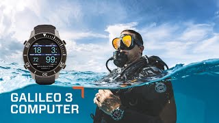 SmartwatchStyle Scuba Diving Computer  SCUBAPRO Galileo 3 G3 [upl. by Birecree]