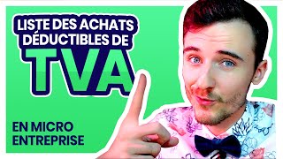 Auto Entrepreneur  Déduire la TVA sur lAchat de Matériel 💻 Listes des frais de TVA déductible [upl. by Ailedroc44]