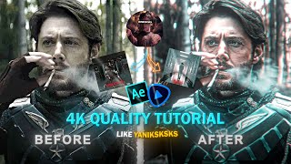 4K Quality  CC Like yaniksksks Tutorial  After Effects  Topaz [upl. by Block]