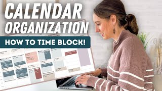 How I Organize My Google Calendar  The Best Time Blocking App for Scheduling  Productivity [upl. by Berardo]