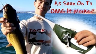 Pocket Fisherman VS Huge Fish Challenge  Review and Demo with Giveaway from Sin City Outdoors [upl. by Atsylak]