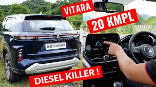 2023 Maruti Suzuki Grand Vitara Automatic Drive Test  Extra Mileage Features  Grand Vitara 2022 [upl. by Tan]