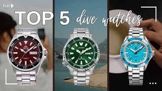 Top 5 dive watches under 500 in 2023 [upl. by Ameen]