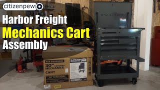 Mechanics Cart from Harbor Freight Assembly [upl. by Onilatac]