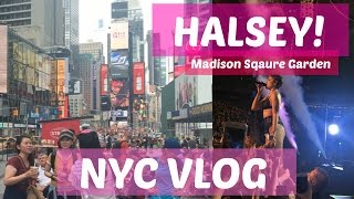 NYC Vlog  HALSEY MADISON SQUARE GARDEN CONCERT 2016 [upl. by Wain59]